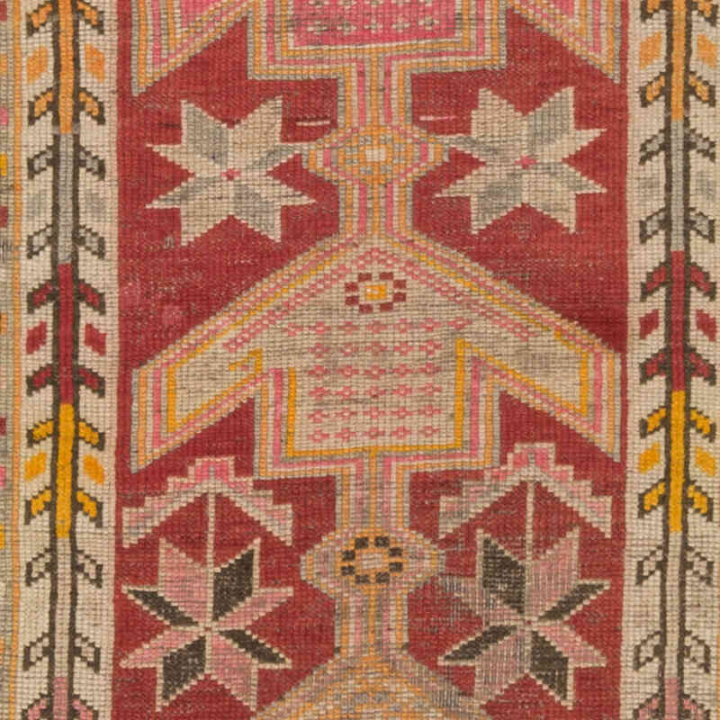 Alfombra Vintage de pasillo - 87 cm x 392 cm - K0075418
