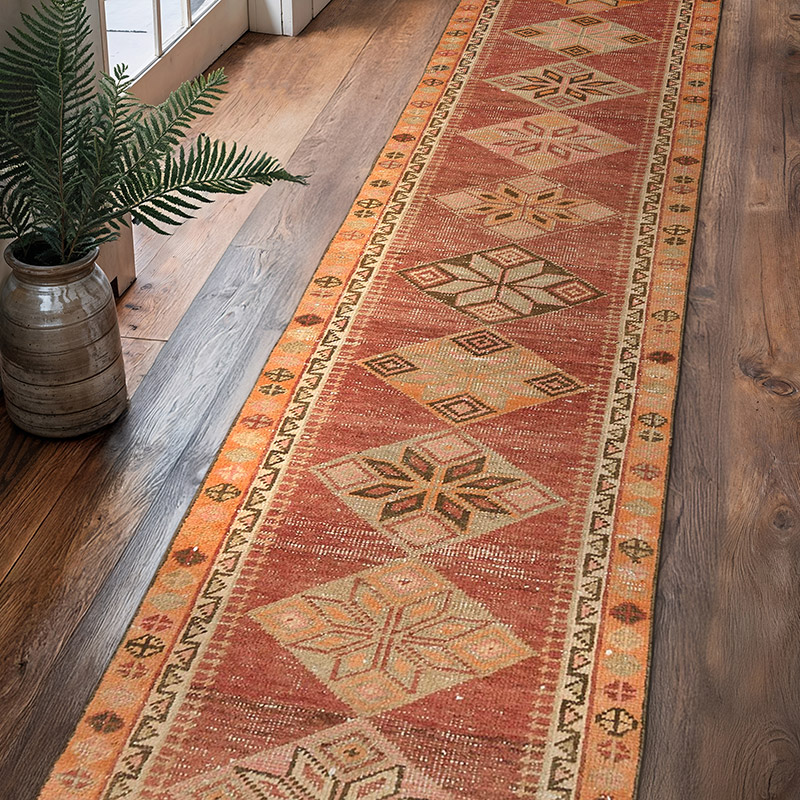 Vintage Anadolu Yolluk - 85 cm x 376 cm - K0075419