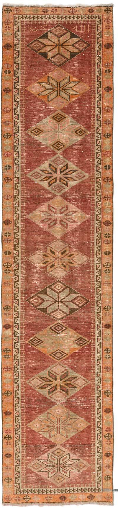 Vintage Tribal Runner Rug - 2' 9" x 12' 4" (33" x 148")