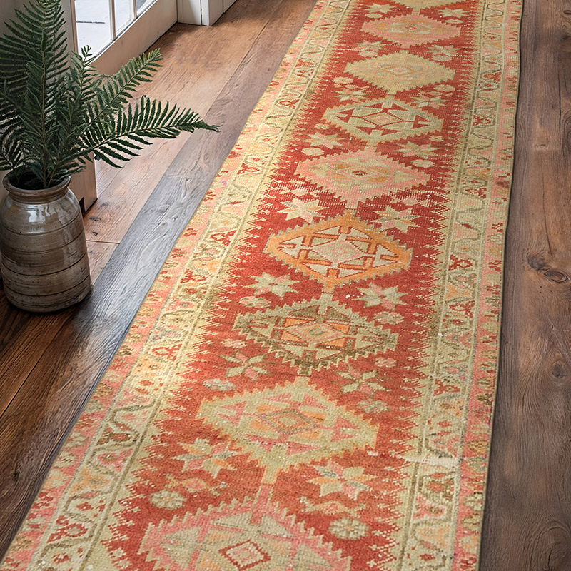 Vintage Anadolu Yolluk - 79 cm x 326 cm - K0075420