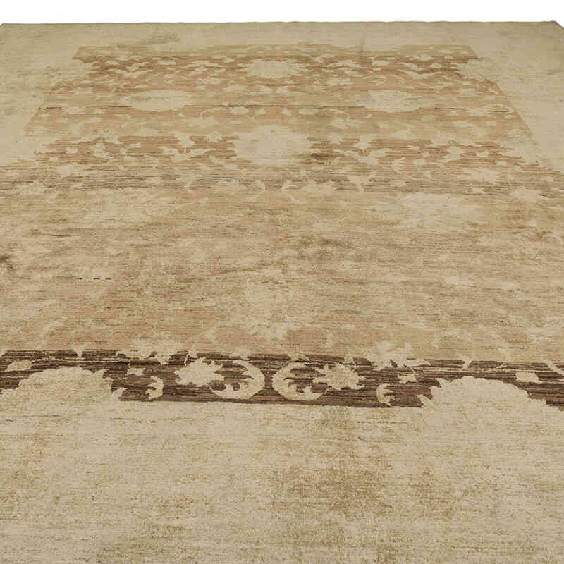 Vintage Hand-Knotted Oriental Rug - 8' 11" x 11' 6" (107" x 138") - K0075422