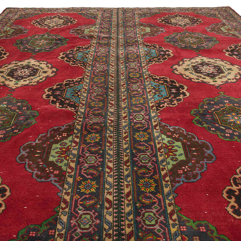 Alfombra Vintage Turca Anudada a Mano - 287 cm x 405 cm - K0075424