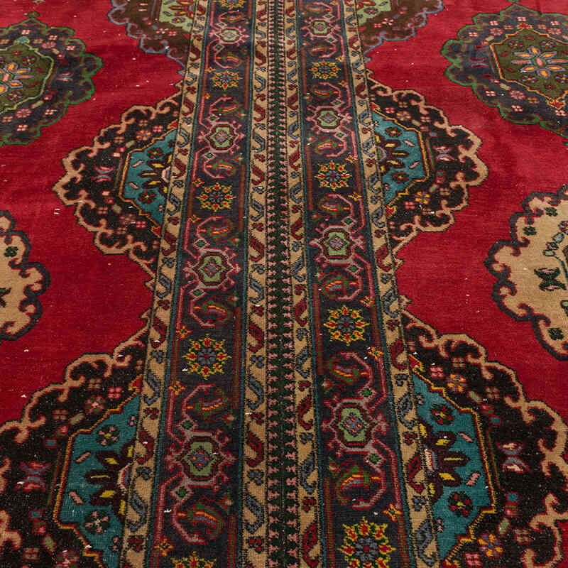 Alfombra Vintage Turca Anudada a Mano - 287 cm x 405 cm - K0075424