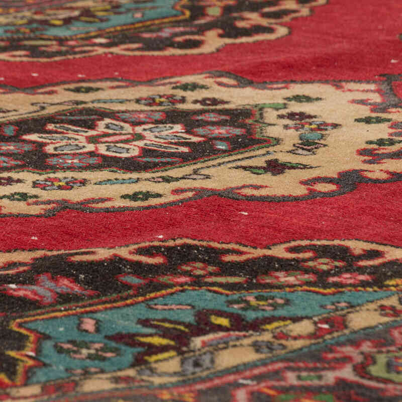 Alfombra Vintage Turca Anudada a Mano - 287 cm x 405 cm - K0075424