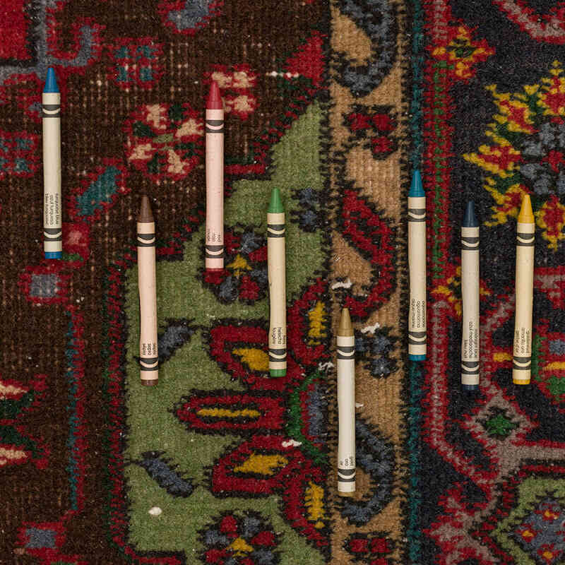 Alfombra Vintage Turca Anudada a Mano - 287 cm x 405 cm - K0075424