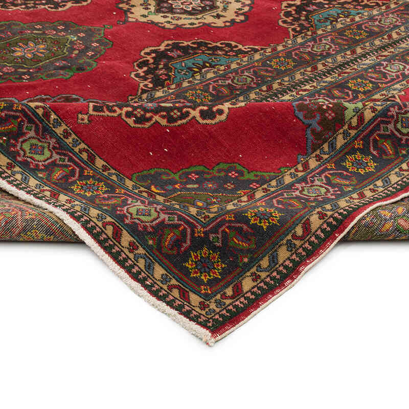 Alfombra Vintage Turca Anudada a Mano - 287 cm x 405 cm - K0075424