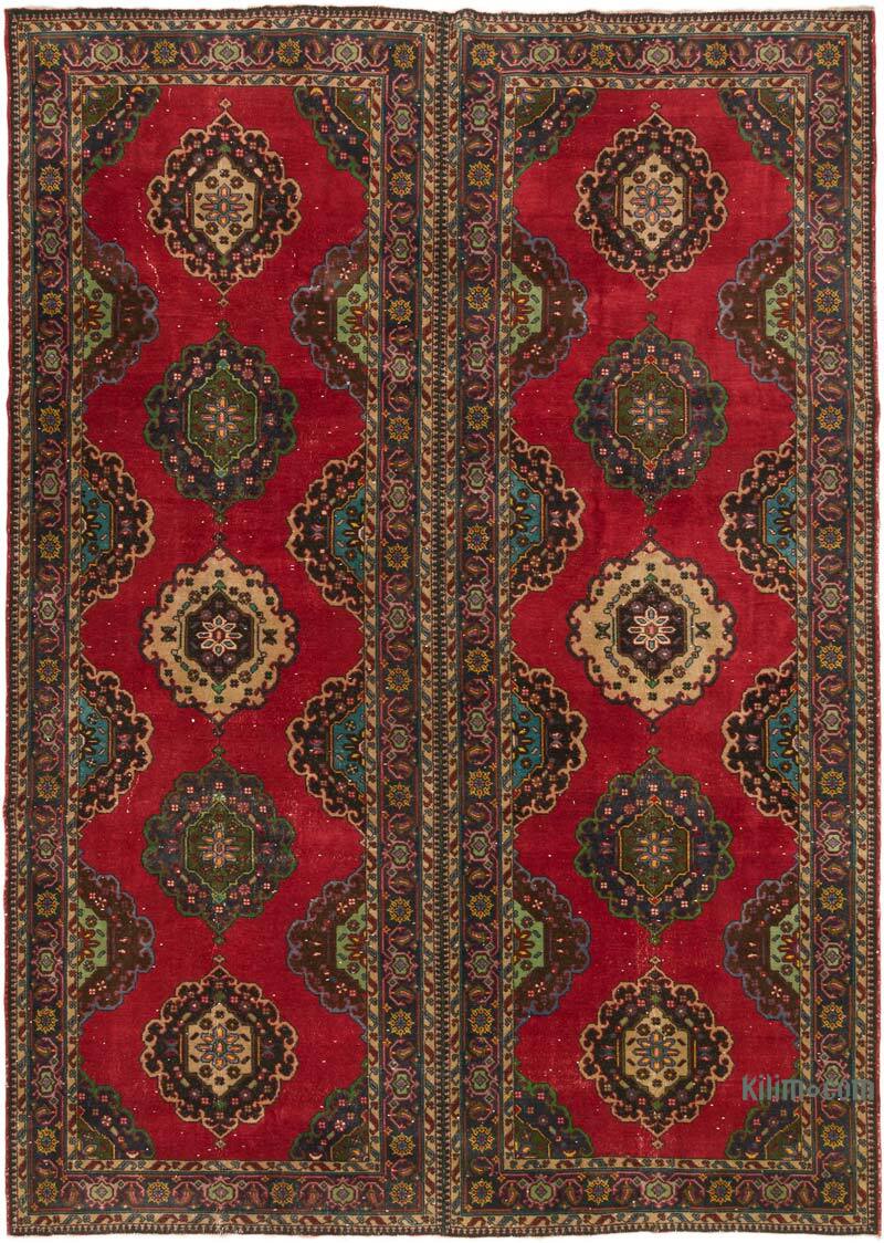 Alfombra Vintage Turca Anudada a Mano - 287 cm x 405 cm - K0075424