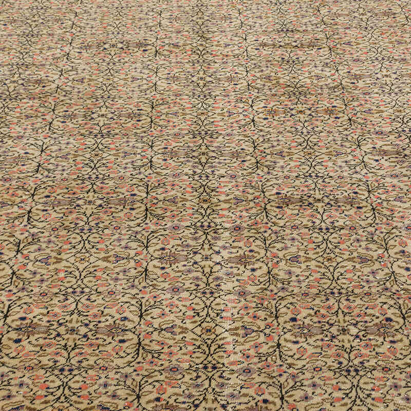 Vintage Turkish Hand-Knotted Rug - 9' 3" x 13' 1" (111" x 157") - K0075425