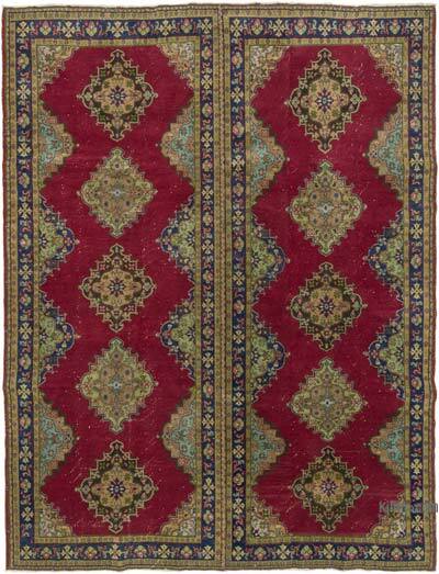 Vintage Turkish Hand-Knotted Rug - 9' 10" x 12' 10" (118" x 154")
