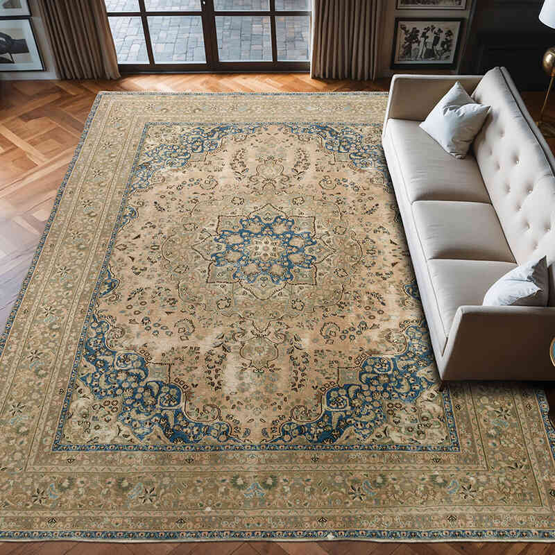 El Dokuma Vintage Hali - 282 cm x 380 cm - K0075428