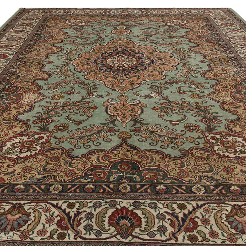 Vintage Hand-Knotted Oriental Rug - 8' 6" x 11' 7" (102" x 139") - K0075430