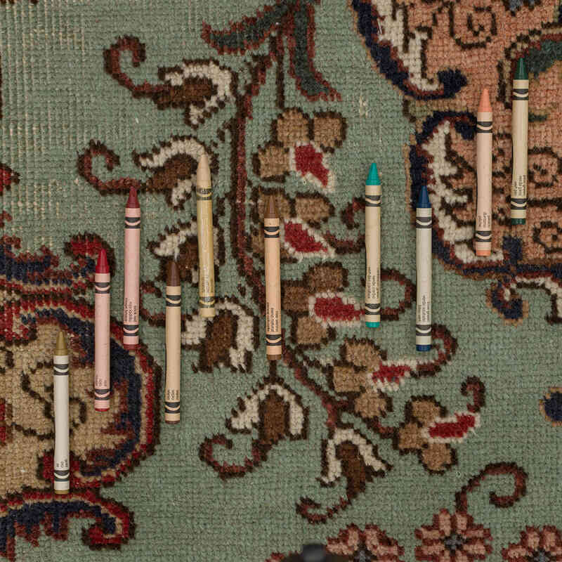 Vintage Hand-Knotted Oriental Rug - 8' 6" x 11' 7" (102" x 139") - K0075430