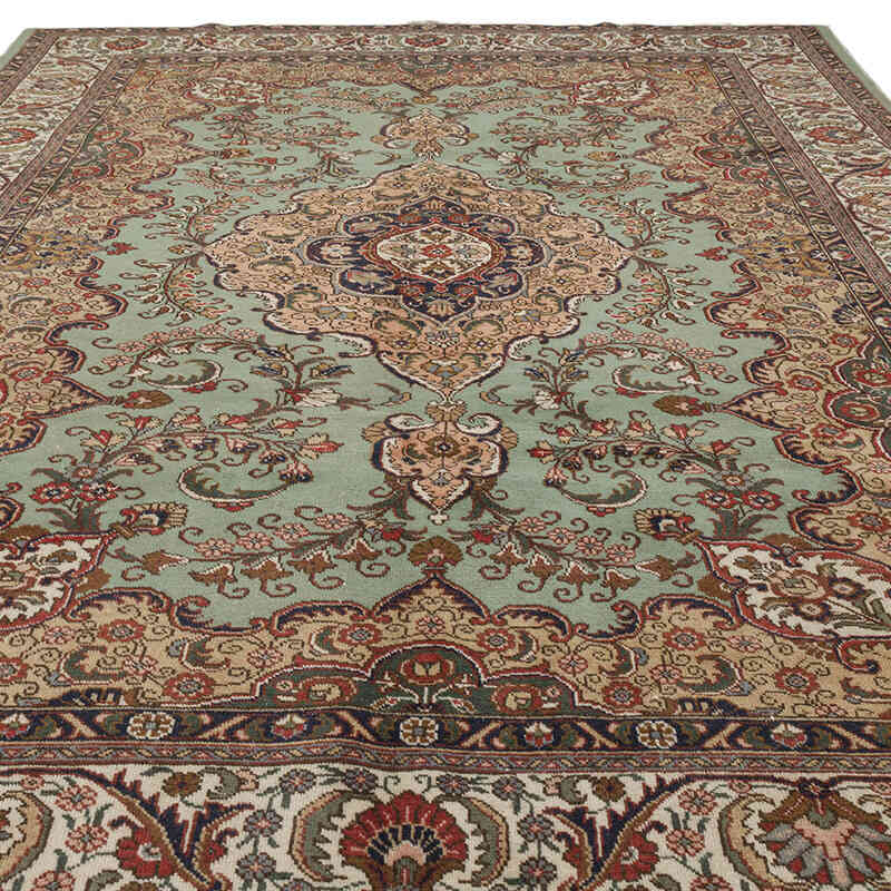 Vintage Hand-Knotted Oriental Rug - 8' 6" x 11' 7" (102" x 139") - K0075430