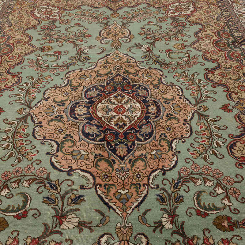 Vintage Hand-Knotted Oriental Rug - 8' 6" x 11' 7" (102" x 139") - K0075430