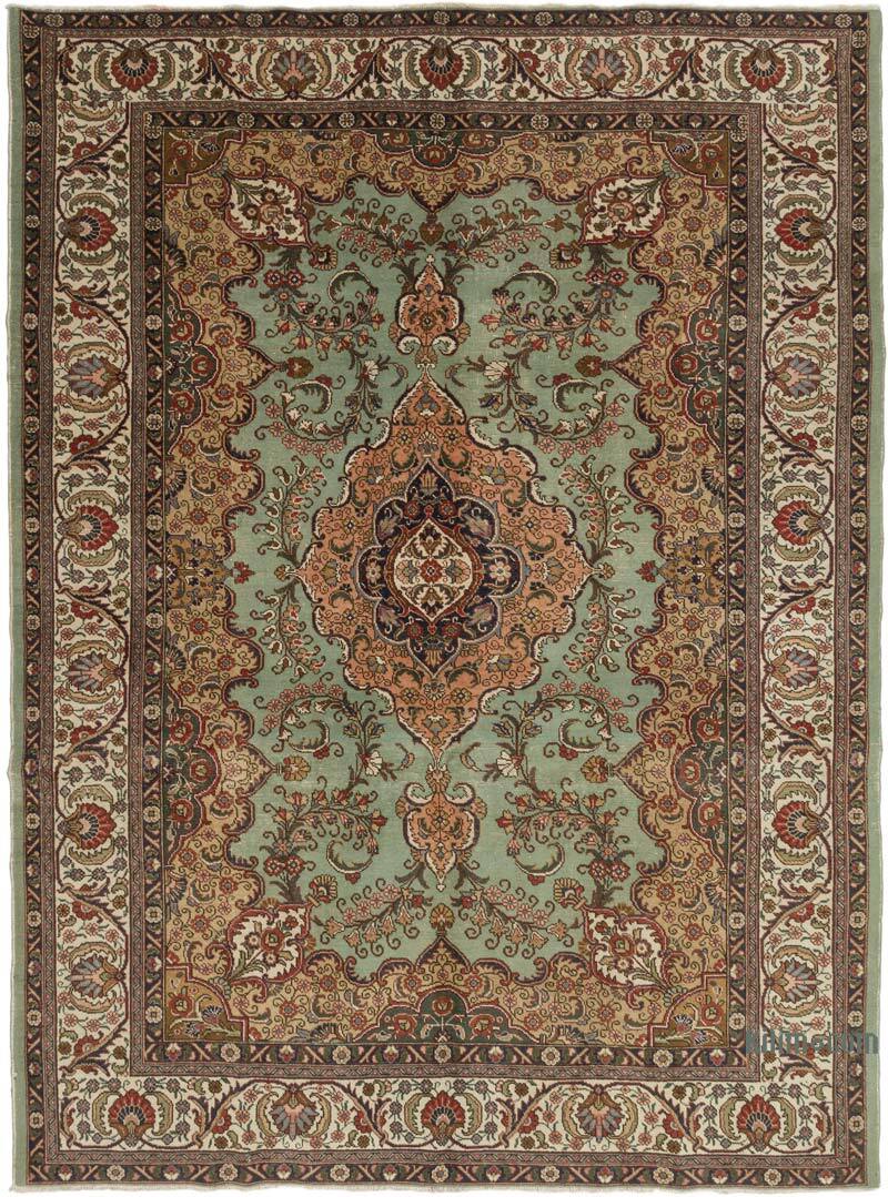 Vintage Hand-Knotted Oriental Rug - 8' 6" x 11' 7" (102" x 139") - K0075430
