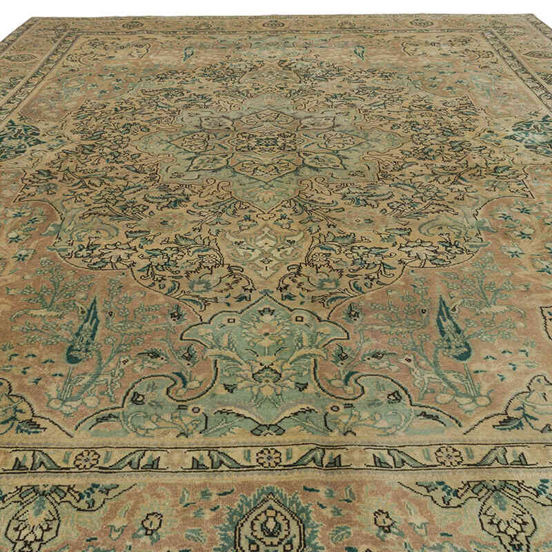 Vintage Hand-Knotted Oriental Rug - 10'  x 13'  (120" x 156") - K0075433