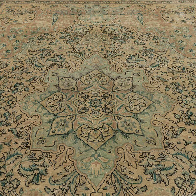Vintage Hand-Knotted Oriental Rug - 10'  x 13'  (120" x 156") - K0075433