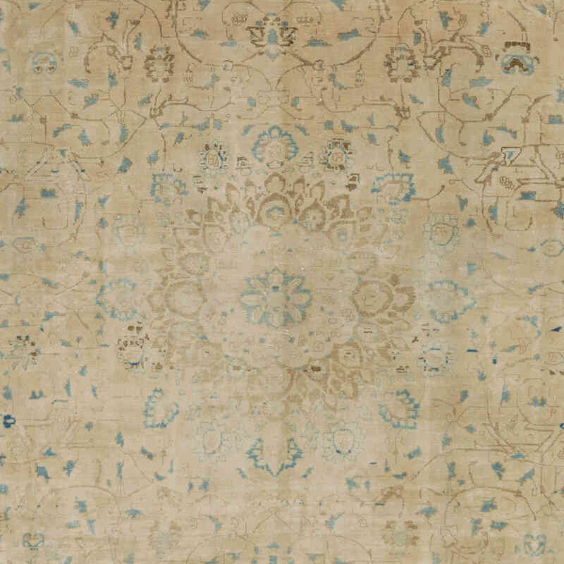 El Dokuma Vintage Halı - 301 cm x 371 cm - K0075437