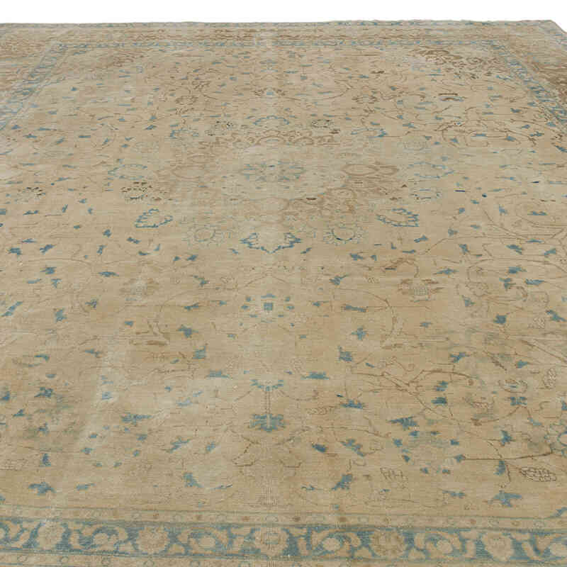 El Dokuma Vintage Halı - 301 cm x 371 cm - K0075437
