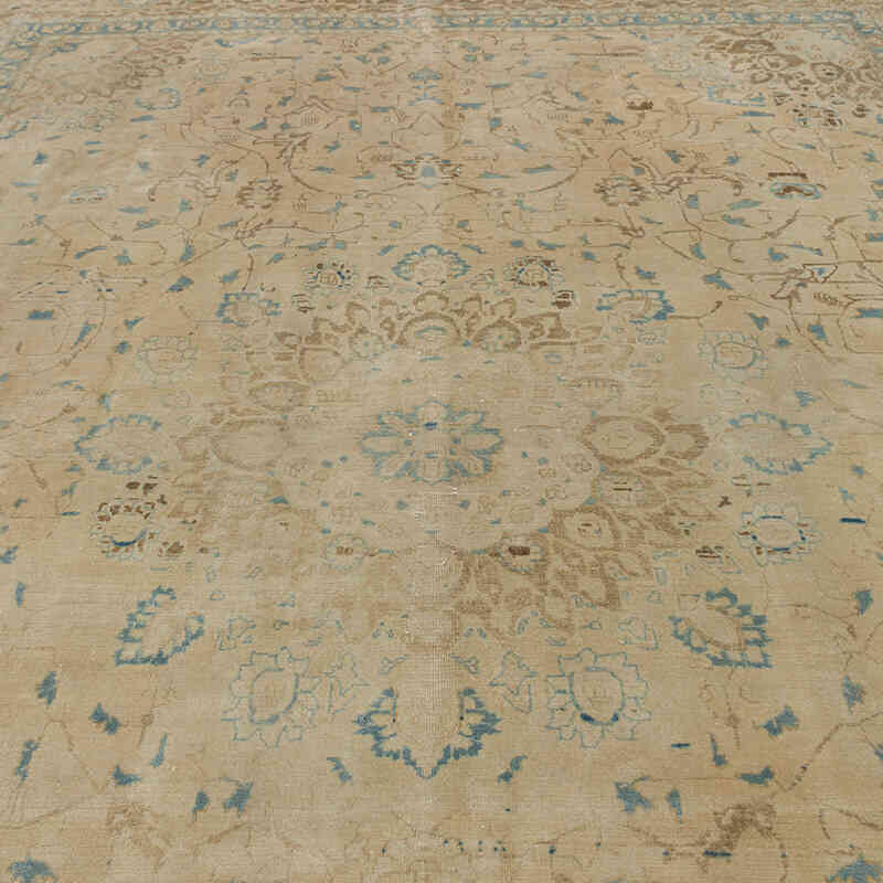 El Dokuma Vintage Halı - 301 cm x 371 cm - K0075437