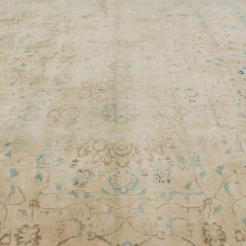 El Dokuma Vintage Halı - 301 cm x 371 cm - K0075437
