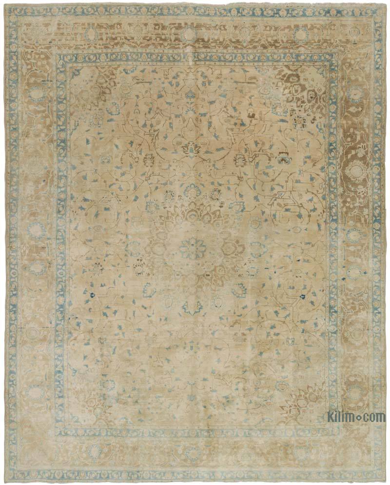 El Dokuma Vintage Halı - 301 cm x 371 cm - K0075437