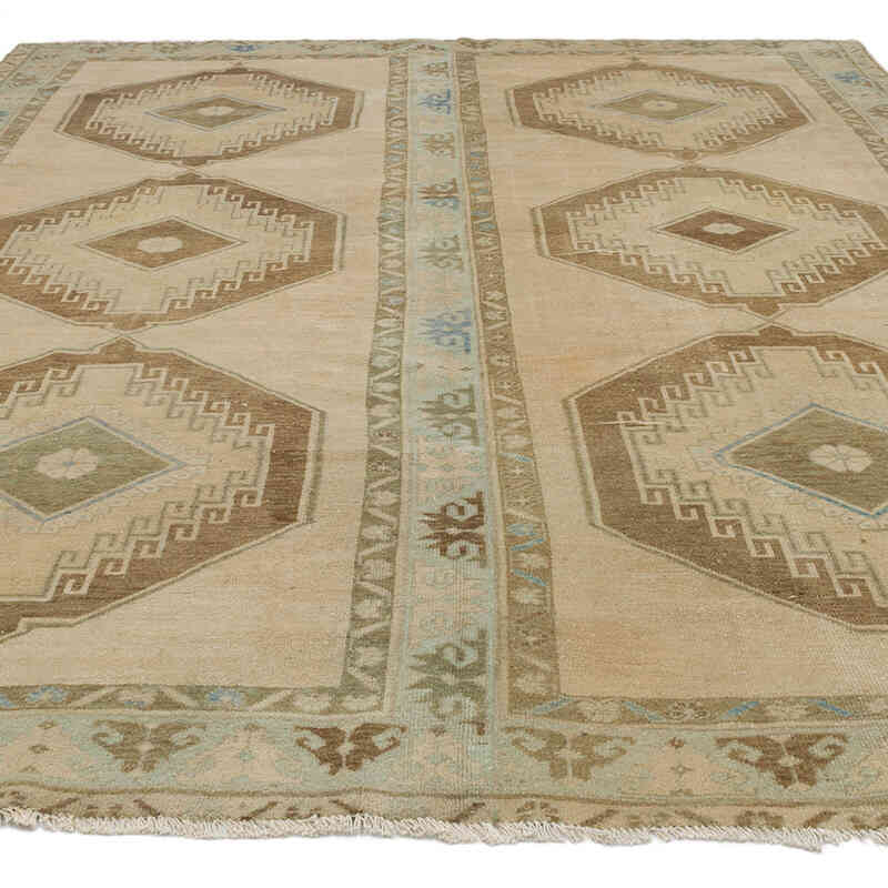 Vintage Turkish Hand-Knotted Rug - 8' 8" x 10' 10" (104" x 130") - K0075440