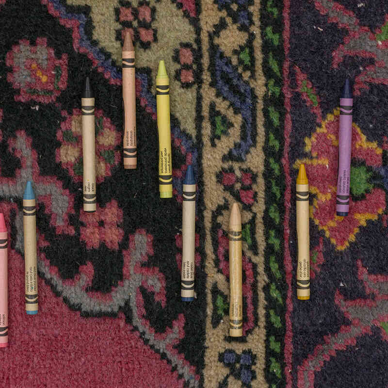 Vintage Turkish Hand-Knotted Rug - 9' 5" x 13' 11" (113" x 167") - K0075442