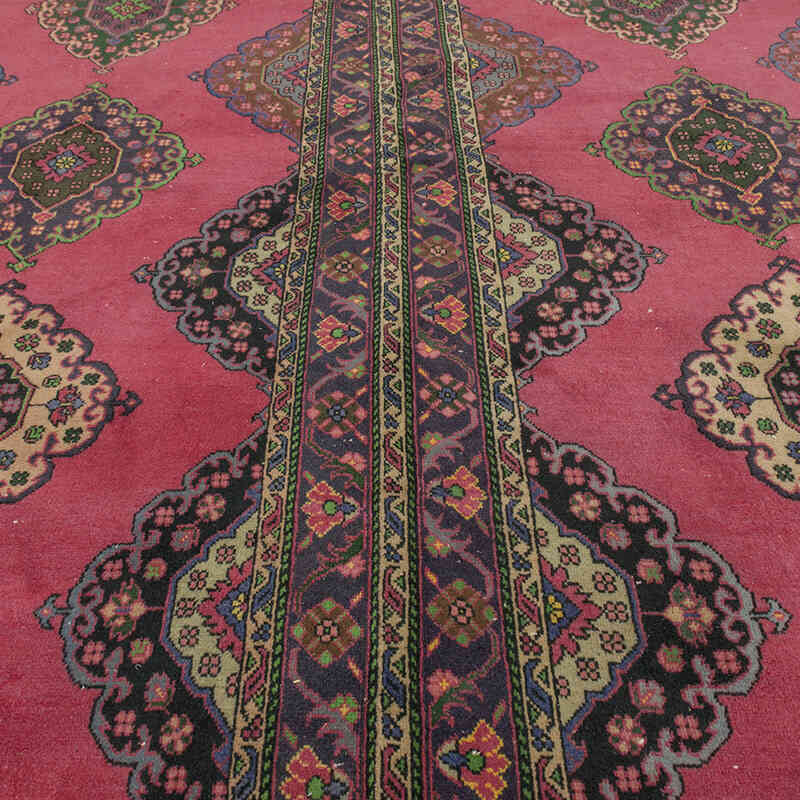 Vintage Turkish Hand-Knotted Rug - 9' 5" x 13' 11" (113" x 167") - K0075442