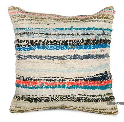 Kilim Pillow Cover - 1' 8" x 1' 8" (20" x 20")