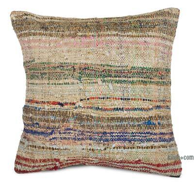 Kilim Pillow Cover - 1' 8" x 1' 8" (20" x 20")