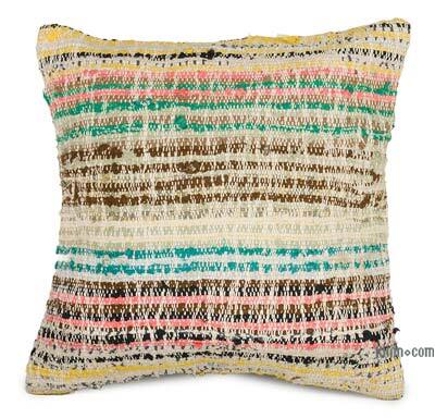 Kilim Pillow Cover - 1' 8" x 1' 8" (20" x 20")