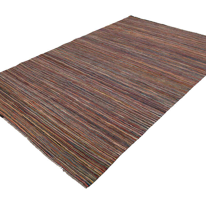 New Hand-Woven Kilim Rug - 5' 11" x 8' 10" (71" x 106") - K0075484