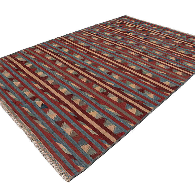 Nueva Alfombra Kilim - 204 cm x 305 cm - K0075485