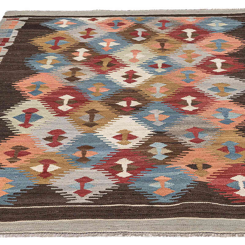 New Hand-Woven Kilim Rug - 5'  x 6' 6" (60" x 78") - K0075489
