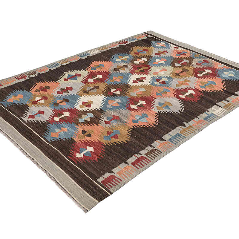 New Hand-Woven Kilim Rug - 5'  x 6' 6" (60" x 78") - K0075489
