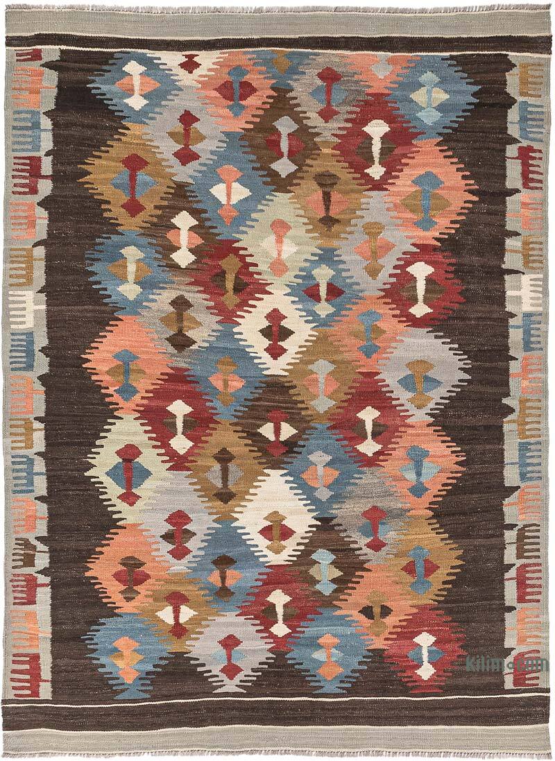 New Hand-Woven Kilim Rug - 5'  x 6' 6" (60" x 78") - K0075489