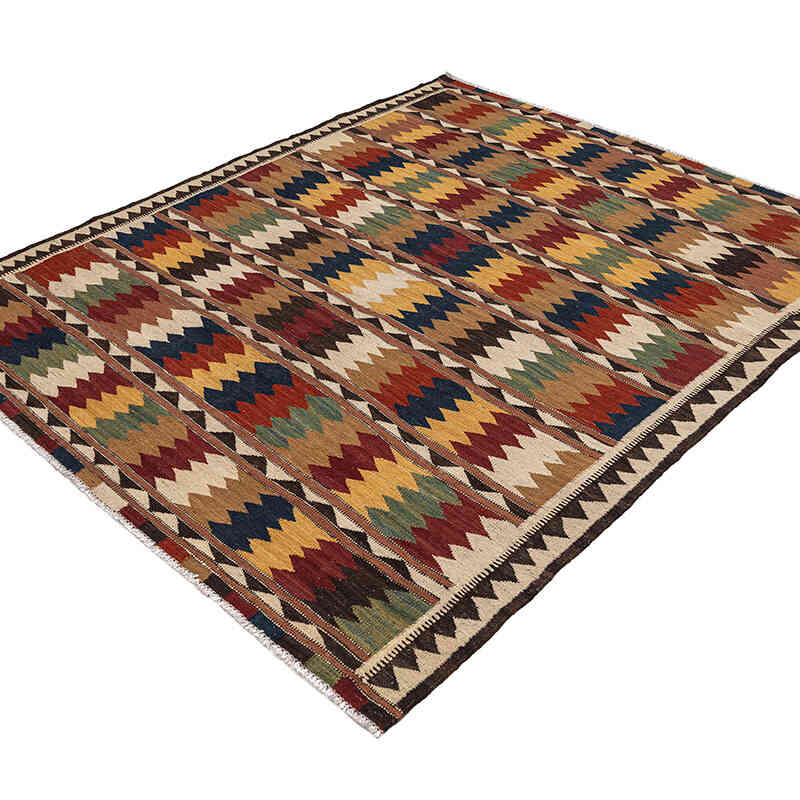Yeni Kök Boya El Dokuma Kilim - 164 cm x 194 cm - K0075491