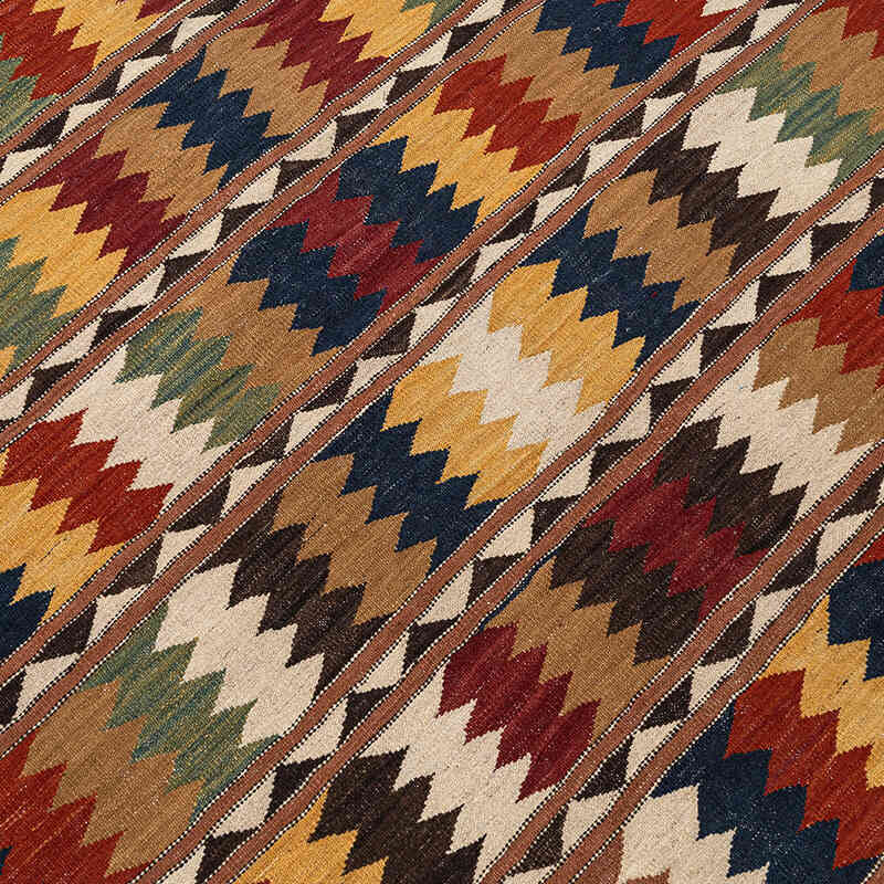 Yeni Kök Boya El Dokuma Kilim - 164 cm x 194 cm - K0075491