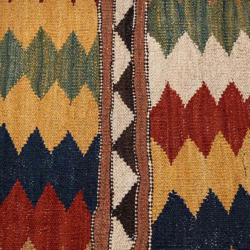 Yeni Kök Boya El Dokuma Kilim - 164 cm x 194 cm - K0075491