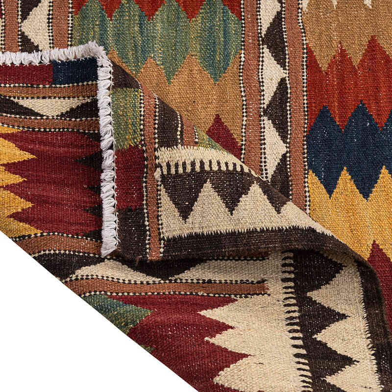 Yeni Kök Boya El Dokuma Kilim - 164 cm x 194 cm - K0075491