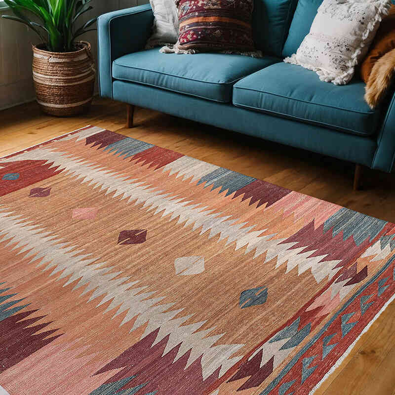 Nueva Alfombra Kilim - 154 cm x 204 cm - K0075494