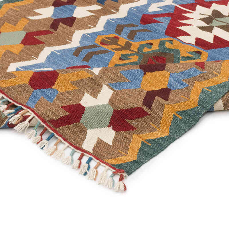 Yeni Kök Boya El Dokuma Kilim - 123 cm x 184 cm - K0075525