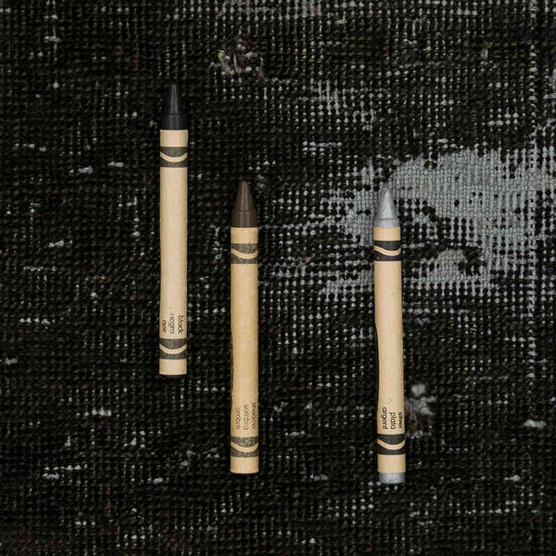 Alfombra Turca Vintage Sobre-teñida - 113 cm x 213 cm - K0075527