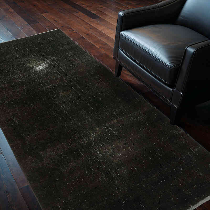 Alfombra Turca Vintage Sobre-teñida - 113 cm x 213 cm - K0075527