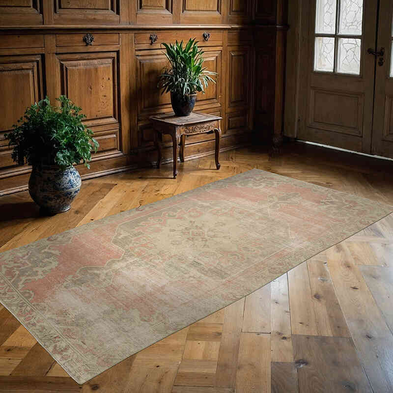 El Dokuma Vintage Hali - 128 cm x 247 cm - K0075530