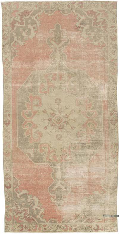Vintage Turkish Hand-Knotted Rug - 4' 2" x 8' 1" (50" x 97")