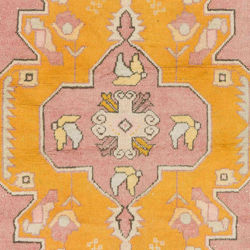Vintage Turkish Hand-Knotted Rug - 4' 1" x 7' 10" (49" x 94") - K0075534