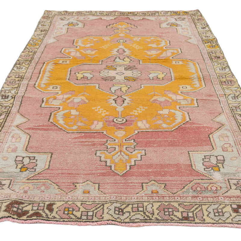 Vintage Turkish Hand-Knotted Rug - 4' 1" x 7' 10" (49" x 94") - K0075534