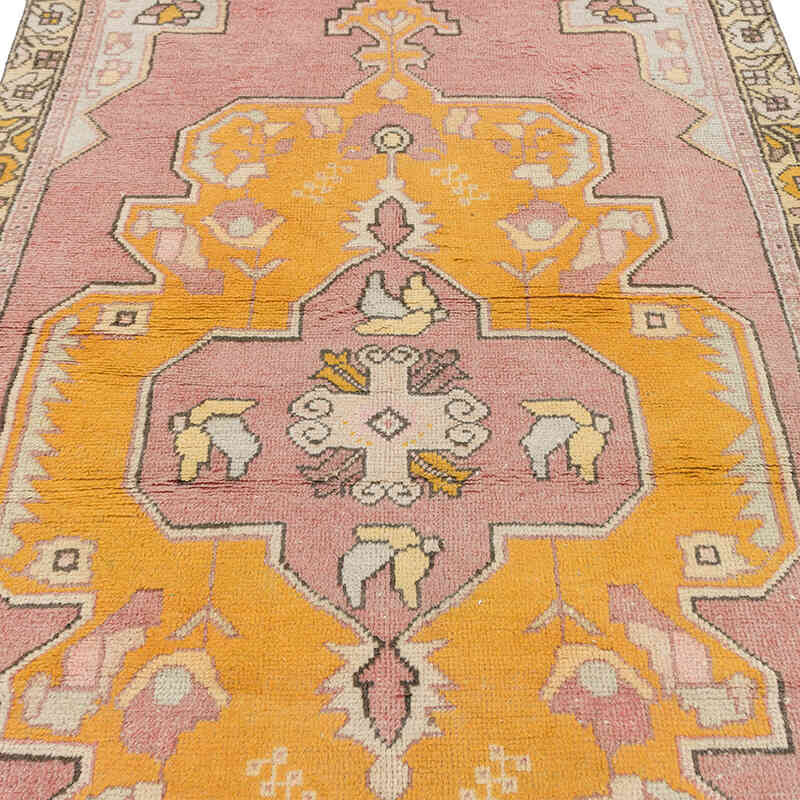 Vintage Turkish Hand-Knotted Rug - 4' 1" x 7' 10" (49" x 94") - K0075534